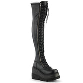 demonia-shaker-374-black-stretch-vegan-leather